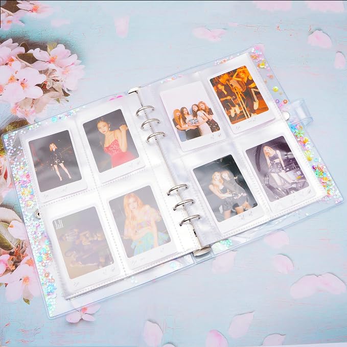 Polaroid Photo Album,Instax Mini Photo Album,200 Pockets Album Book | Photocard Album for Fujifilm Instax Mini 11 90 70 50S 26 25 9 8+ 7S/Polaroid Snap Kpop Photocard Holder Book (Color-2) - Image 3