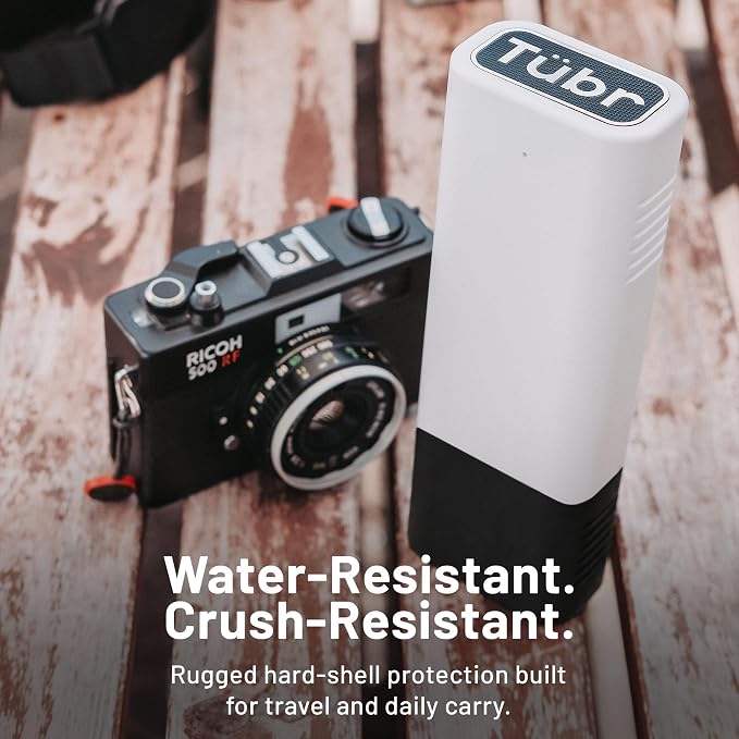TUBR Gordo 35mm Film Case - Airtight Dual Chamber for 6 Rolls - Frost | Water Resistant, Crush Resistant Protective Holder, Camera Film Storage & Travel Accessories Carry Case & Container - Image 4