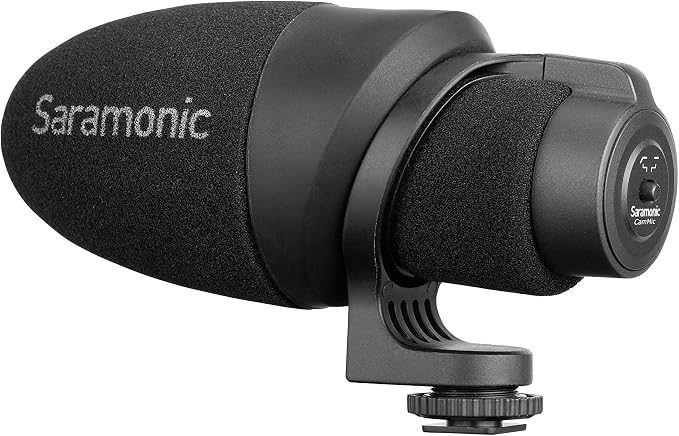 Saramonic Shotgun Microphone for DSLR, Mirrorless, Video Cameras, Smartphones & Tablets (CamMic) | Video Cameras, Mirrorless, Smartphones & Tablets (CamMic) - Image 3