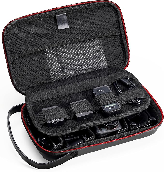 AKASO Camera Carry Case Protective Storage Carrying Bag for Action Camera | Compatible with GoPro 13, Insta360 X5 X4, DJI Action Osmo 360 Pocket 3, EK7000/EK7000 Pro, Brave 4, Brave 7 LE Action Cameras - Image 2
