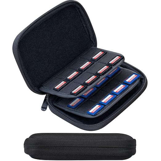 ButterFox 32-120 Switch Game Case for Nintendo Switch, Switch Game Card Storage Holder or SD Memory Card Case (32 Black) - Image 3