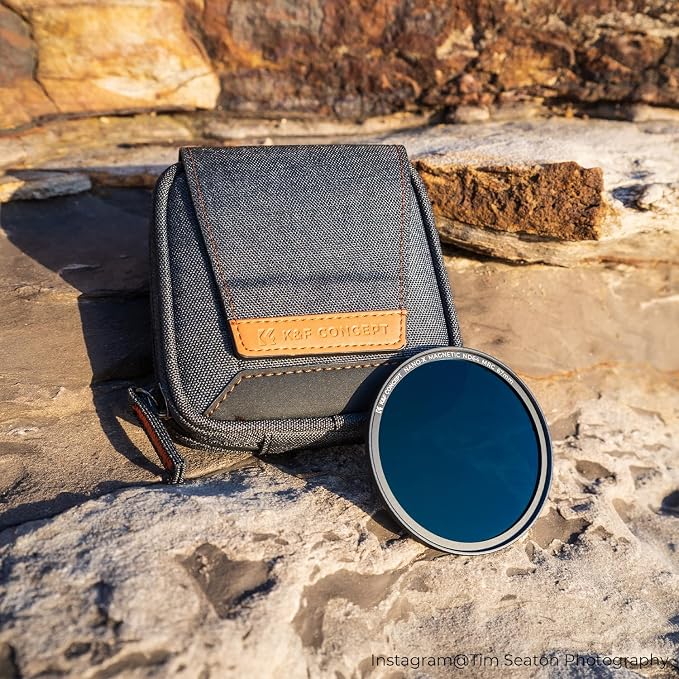 K&F CONCEPT 4 in 1 Basic Model Lens Filter Pouch Up to 95mm | Solar Filter Pouch Case, Camera Lens Filter Storage Wallet, For ND UV CPL Filter, Waterproof Filter Case, BF07 - Image 2