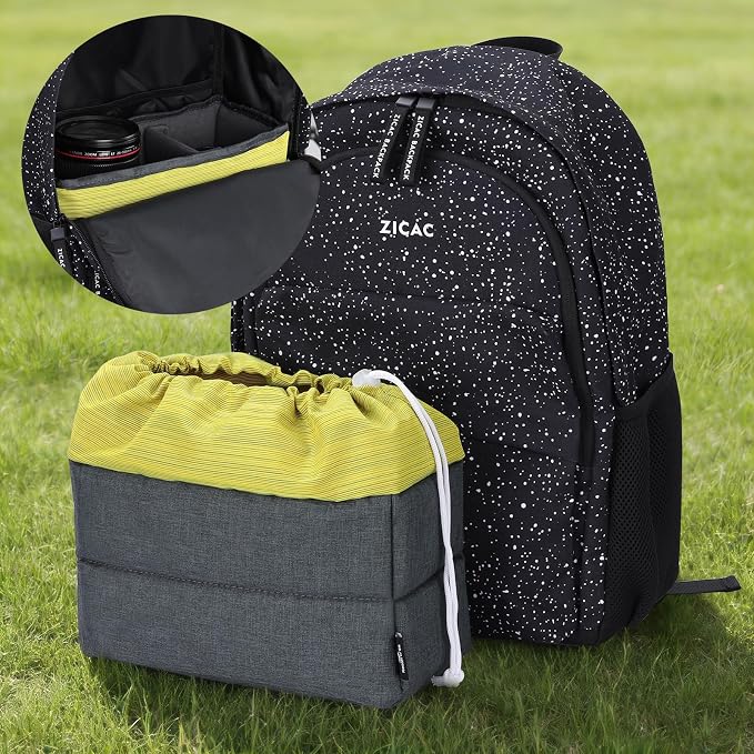 Koolertron Waterproof DSLR Camera Bag with Removable Insert, Adjustable Compartments, Fits in Camera Bags - Protective Case for DSLR/SLR Cameras & Accessories - Image 7