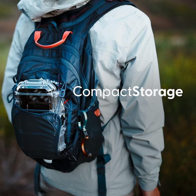 Evergreen Dry Box Tech Organizer – For Camera, Cables, Hard Drives, Memory Cards, Keys, Compatible with GoPro, Airtags (Medium, PROFoam, Black) - Image 5