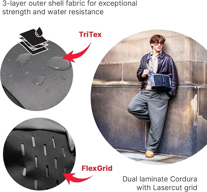 Manfrotto Uncover Camera Messenger/Sling Bag 7L, Expandable Roll-Top | Photography Shoulder Bag for Compact Mirrorless & DSLR, Everyday Travel Bag - Image 6