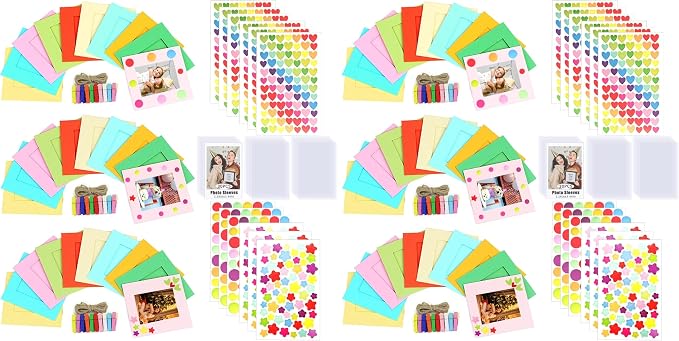 30pcs Paper Picture Frames for Instax Mini Film 2x3 Wall Hanging Kit (Pack of 2) by Unknown