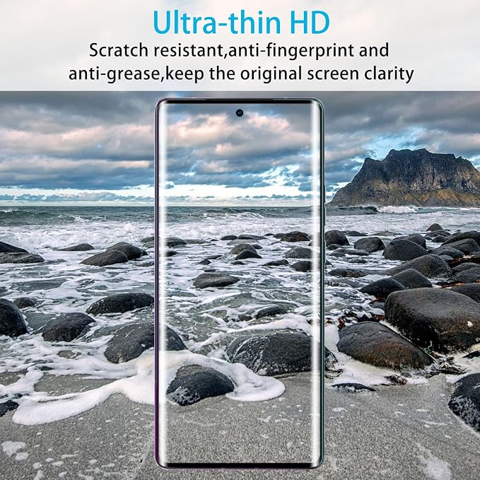 Didisky 3 Pack Screen Protector for Motorola Edge-2023 Tempered Glass, 3D Curved Full Coverage,Bubble Free, Anti Scratch,Easy to Install,HD Clear,9H Hardness - Image 5