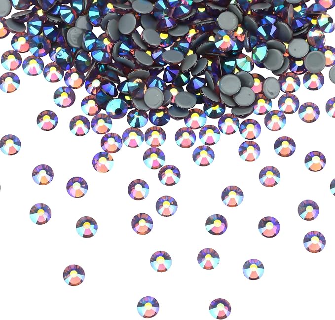 Jollin Hotfix Rhinestones Flatback Crystal Gems 4mm SS16, Light Purple AB | 1440pcs Hot Fix Crystals Glass Rhinestones for Bedazzling, Crafting, Clothes, Shoes & Accessories DIY Decoration - Image 2