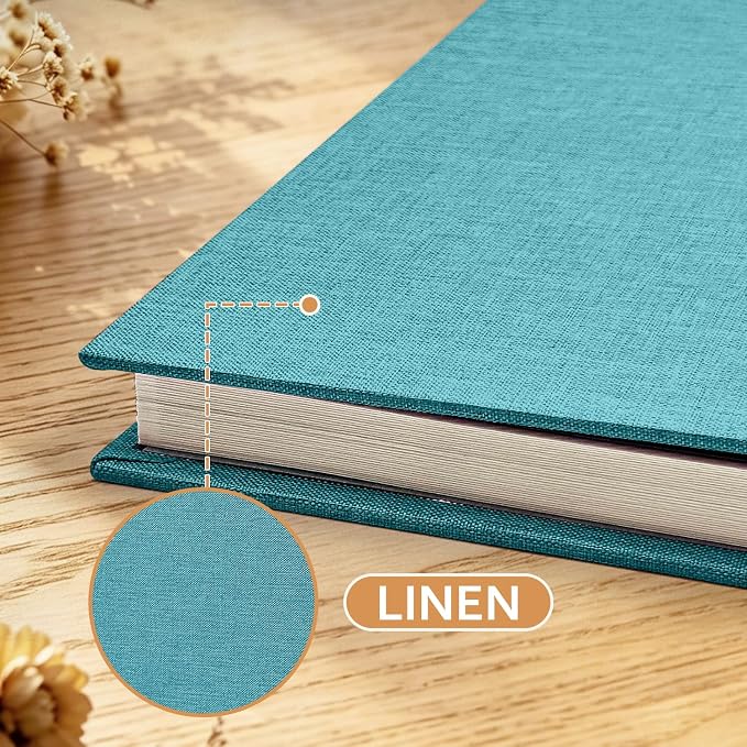 Large Photo Album Self Adhesive Scrapbook Album for 4x6 5x7 8x10 Pictures DIY Photo Book for Wedding, Anniversary, Christmas, Baby Shower, Ideal for Preserving Precious Moments - Image 4