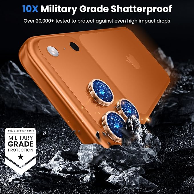 WSKEN for iPhone 17 Pro/iPhone 17 Pro Max Camera Lens Protector | Original Shooting Mode, Individual Metal Cover Film, Shatterproof HD Tempered Glass Camera Screen Protector, Clear - Image 5