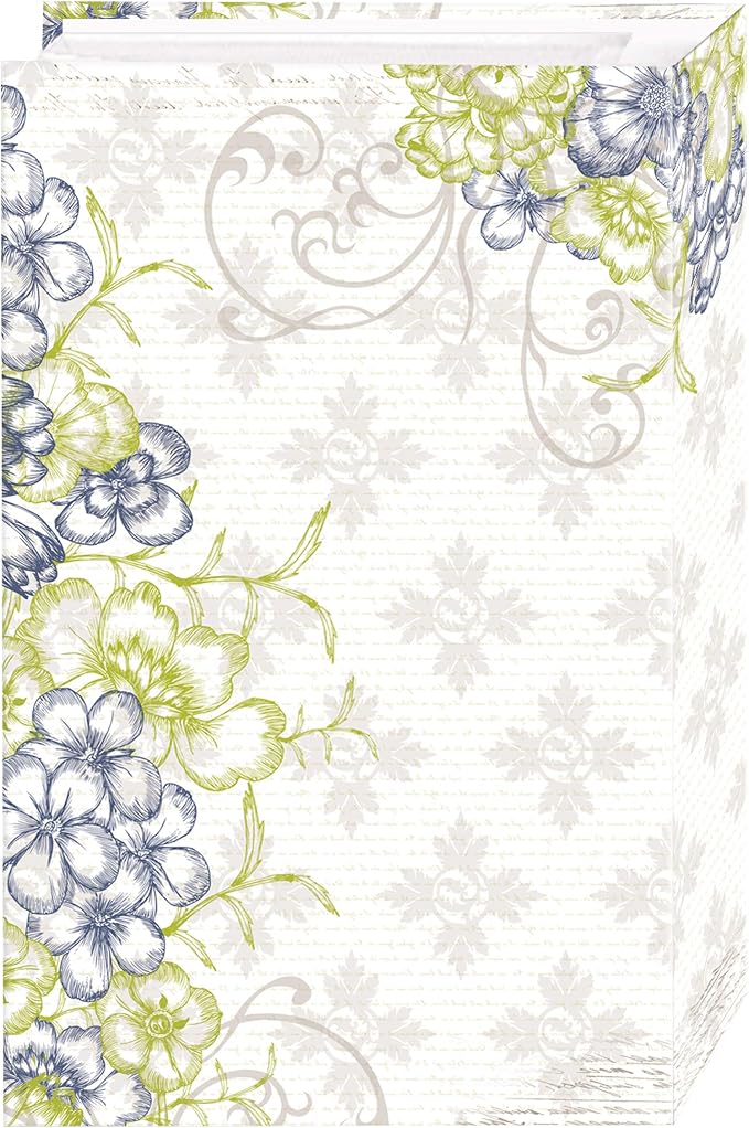 3-Ring Photo Album 504 Pockets Hold 4x6 Photos, Cobalt Breeze Design - Image 2