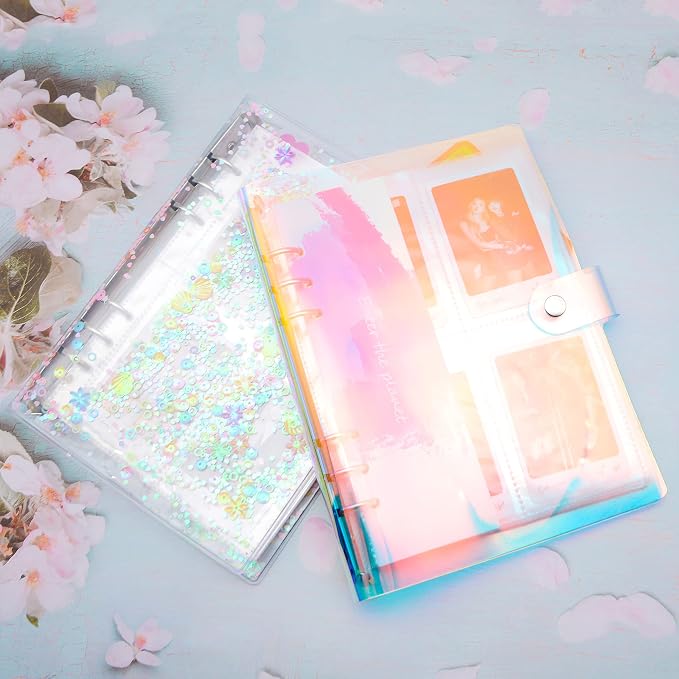 Polaroid Photo Album,Instax Mini Photo Album,200 Pockets Album Book | Photocard Album for Fujifilm Instax Mini 11 90 70 50S 26 25 9 8+ 7S/ Polaroid Snap,Kpop Photocard Holder Book (Color-1) - Image 7