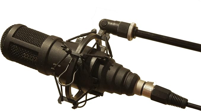 Universal Mic Microphone Shock Mount Clip Holder Podcast Home Studio Recording 5/8 Inch Diameter - Image 3