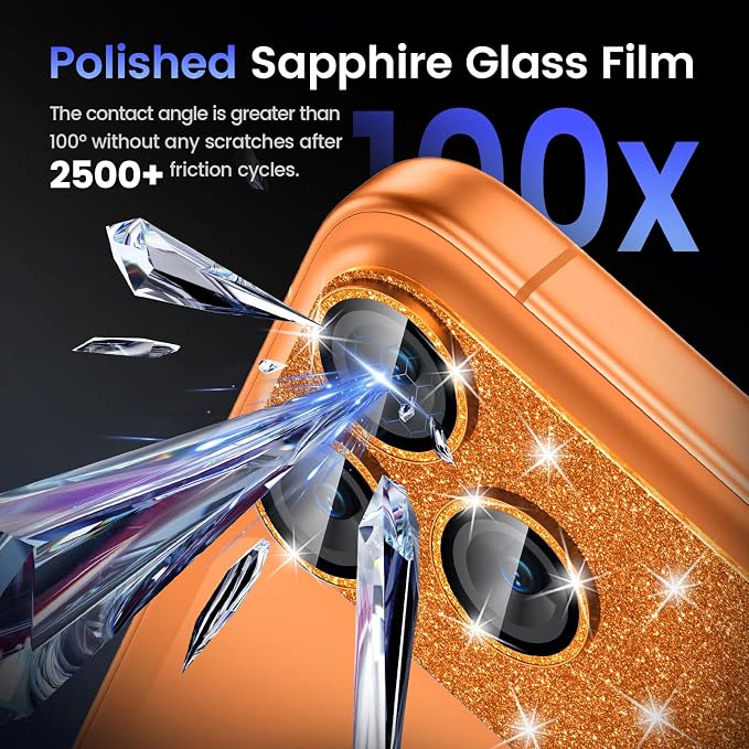 Tensea for iPhone 17 Pro Camera Lens Protector Bling | Metal Aluminum Alloy Tempered Glass Cover Camera Screen Protector Accessories, Case Friendly - Image 6