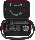 Canboc Carrying Case for Sony ZV-1F/ ZV-1/ ZV-1 II Digital Camera, Black | Vlogger Accessory Kit Tripod Travel Storage Bag with Strap, Mesh Pocket fit Cable (Case Only) by Canboc