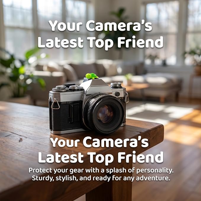 Camera Hot Shoe Cover, Cute Hot Shoe Cap, Hot Shoe Protector Compatible with Sony Fujifilm Fuji Canon Nikon Pentax Leical Panasonic (2pcs Tortoise) - Image 3