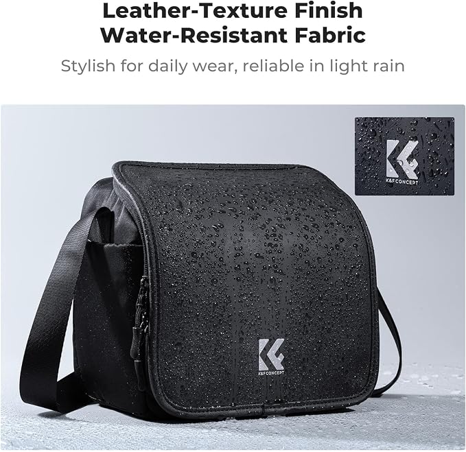 K&F CONCEPT Camera Bag, Small Camera Sling Bag | Lightweight, Water-Resistant, 2in1 Everyday Bag,Compatible with Sony /Canon/Nikon/Fujifilm, BS20 - Image 5