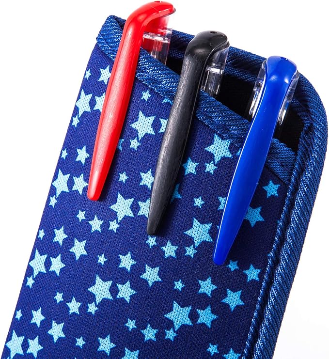 TRIUMPH VISION 3 Pack Reading Glasses Pouch Soft Case Eyeglass Sleeve Slim | Alternative to Bulky Case in bag, Lightweight Lined Padded Protect Optical lens Slip in, Cute Pattern Portable for Daily Use - Image 7