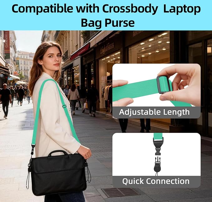 Adjustable Shoulder Strap, iPad Strap Nylon Neck Lanyard | for iPad/Samsung Tablet Case,Camera Binocular Crossbody Laptop Luggage Bag - Image 7