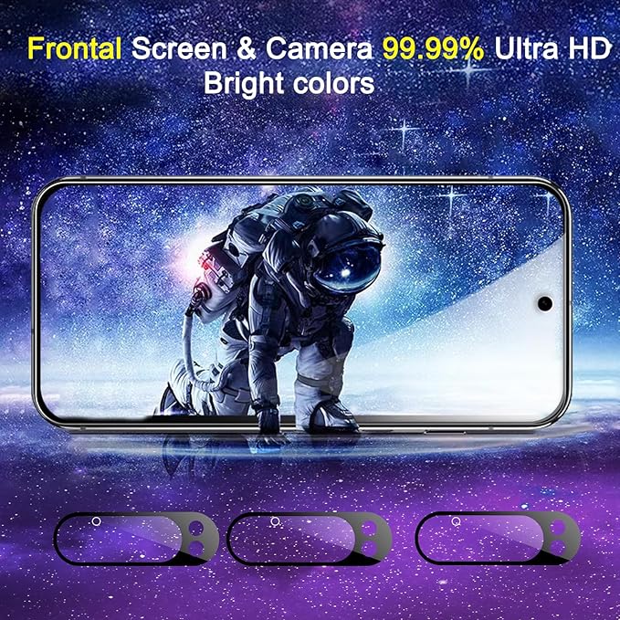 Ferilinso Privacy Screen Protector for Google Pixel 9 Pro XL,Tempered Glass | 3 Pack, 9H Hardness, Military-Grade Shatterproof, Case Friendly, Easy Installation Bubble Free, with Camera Lens Protector - Image 7
