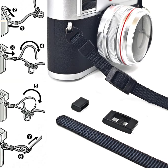 Camera Strap Leather,Camera Neck Strap Thin, Binoculars Strap - Image 6