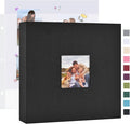 Mublalbum 10x10 Inch 3 Ring DIY Scrapbook Photo Album 40 Pages, Black | 3 Ring Binder Scrapbook, Linen Cover, 20 Plastic Sleeves 40 Pages, Memory Book for Wedding, Baby, Family, DIY Projects by Mublalbum