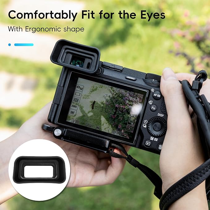 Extended A6700 Eyecup Eyepiece Replaces Sony FDA-EP20 | Soft Silicon,Camera Eye Cup Viewfinder,for Sony A6700 Mirrorless Camera,Not Affect The Use of A6700 Camera Screen - Image 8