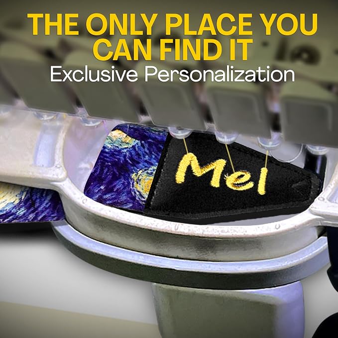 Art Tribute Camera Strap Personalized With Name - Shoulder, Crossbody & Neck Camera Strap for Photographers, Fits All Cameras, Canon Nikon Sony Fujifilm, Padded Strap W/Quick Release & Leather Ends - Image 4
