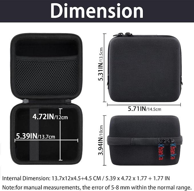 khanka Hard Travel Case for Fujifilm Instax mini 41/mini 40 Instant Camera | Easy Carry Handle, Travel-Ready Portable Storage,Secure Custom Fit for Fujifilm Instant Camera Mini 41, Protective Case Only - Image 5