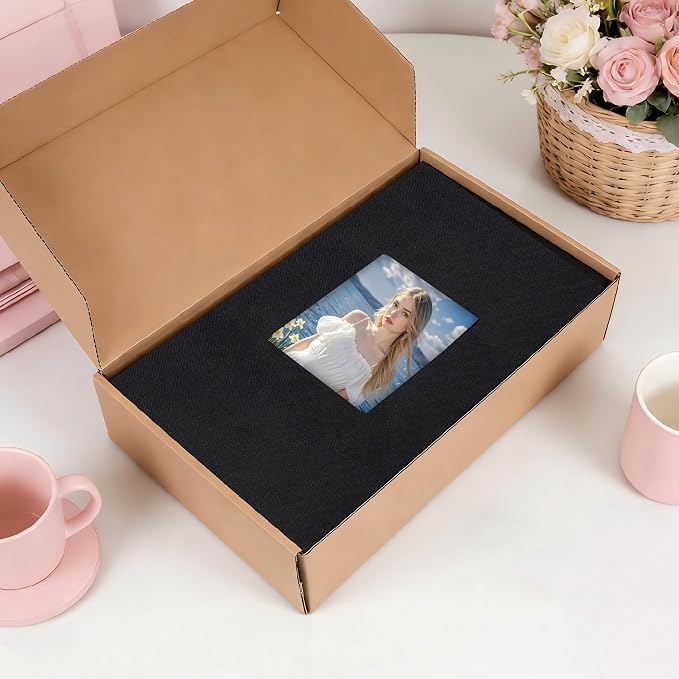 Aevdor 2 Pack 4x6 Photo Albums, Holds 600 Photos, Linen Cover, Black | Linen Hardcover, Slip-In Pockets, Acid-Free & PVC-Free, Store Wedding Baby Vacation Memories - Image 4