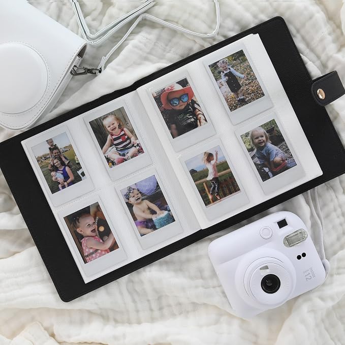 Beautiful Photo Album for 2x3 in Polaroid Photos - Instax Mini Compatible | Safely Holds Your 300+ Pictures of Unique Memories - The Perfect Book to Store Pictures or Trading Collection Cards - Image 4