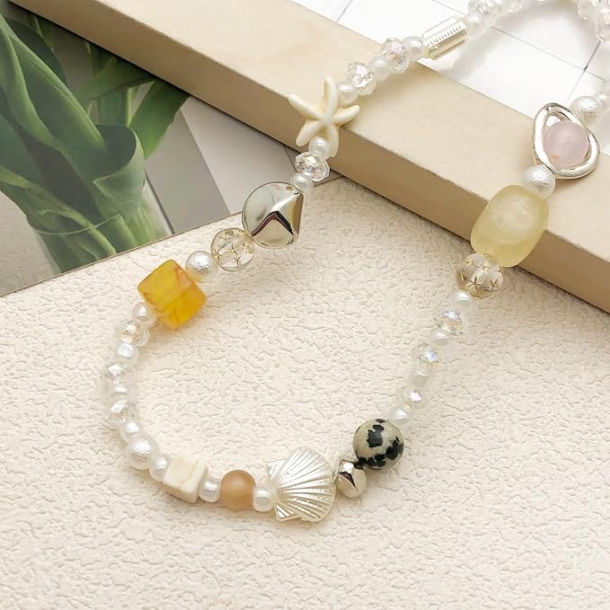 Beaded Camera Wrist Strap Cute Digital Camera Charm Lanyard Phone Chain Keychain Beaded Phone Lanyard Bag Charm - Image 5