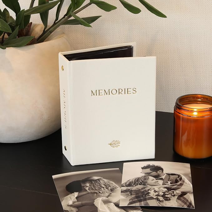 Beautiful Linen Photo Album For 4x6 Photos - Holds Up To 100 Pictures | Safely Stores Unique Memories - The Perfect Large Book for All Pictures of Treasured Family, Baby or Wedding Moments - Image 2