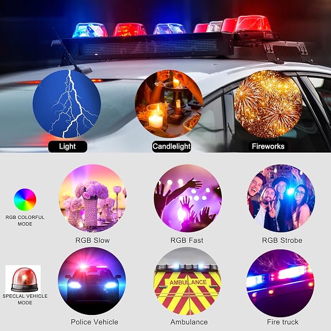 2 Packs RGB LED Video Light with Tripod Stand/White Filters - Image 3