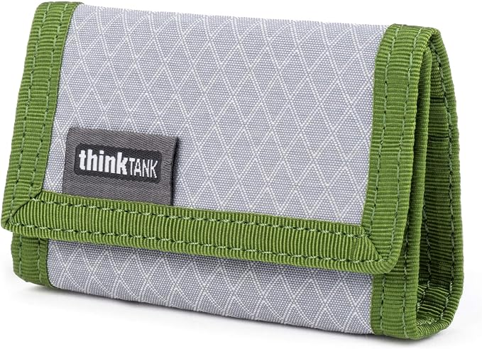 Think Tank Secure Pixel Pocket Rocket Mini Folding Wallet for 4 CFast or 4 CF Express Type B Memory Cards (Highland Green) - Image 2