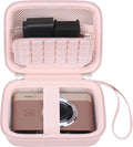 Canboc Carrying Case for KODAK PIXPRO C1 Friendly Zoom Digital Camera | For Canon PowerShot ELPH 360 HS A/ 360 HS/ 360/ IXY 650 Digital Camera, Mesh Pocket fit Cable, SD Card, Pink (Case Only) by Canboc