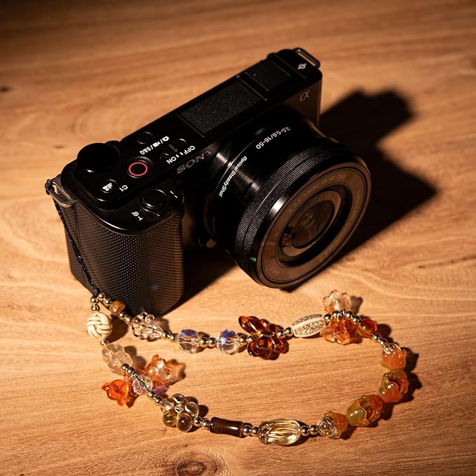 Beaded Camera Wrist Strap Cute Digital Camera Charm Strap, Phone Charm Wristlet Strap for Camera Accessories - Image 6