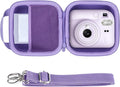 Lebakort Storage Case Compatible with Fujifilm Instax Mini 13/12 / 11 Instant Camera (Lilac Purple Case) by Lebakort