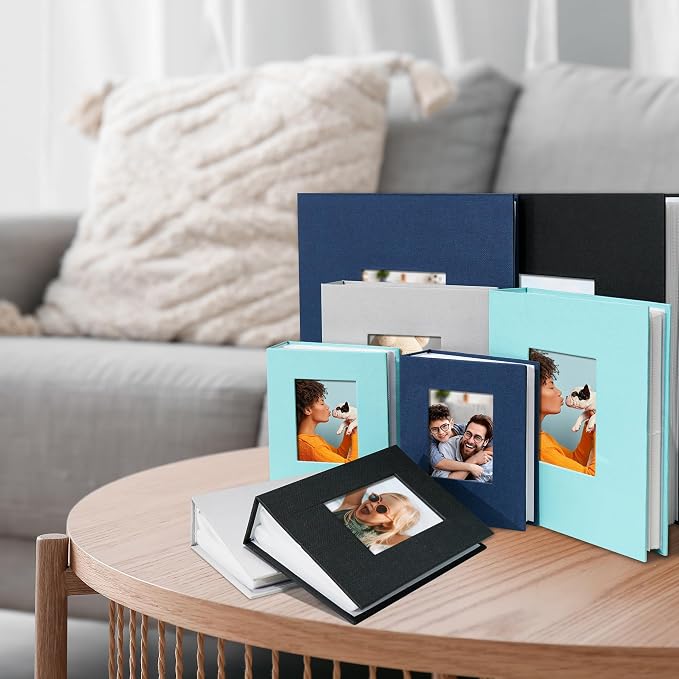 Vienrose Small 4x6 Photo Album Slip In 100 Photos Skyblue | Portable Design Photo Book, Memory Book, Wedding Family Baby Travel, Easy To Carry - Image 6