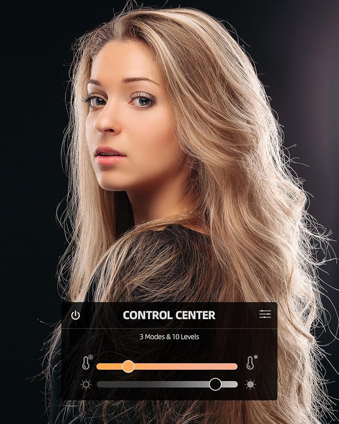 Large Ring Light with 79" Stand, 6500K Professional Full-Screen Big Ring Light with Stand and Phone Holder, Selfie Light with Remote for Studio Video Photography, TikTok, YouTube, Live Stream - Image 5
