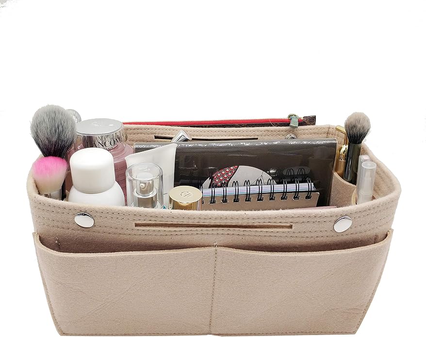 LEXSION Purse Organizer Insert Multi Pocket Bag Organizer Shaper | zipper bag, tote shaper, multi pocket bag, handbag shaper, various sizes - Image 4