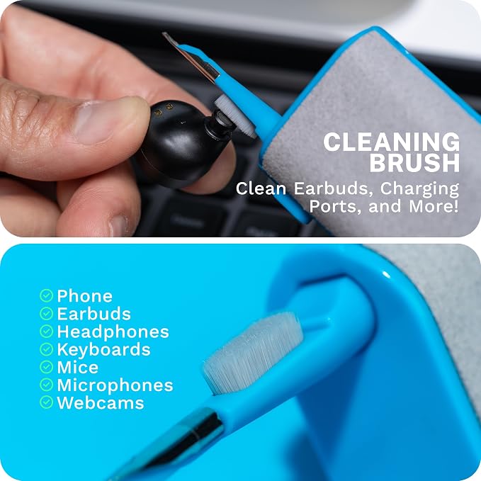 JLab Multipurpose Electronics Cleaning kit for Headphones, Earbuds, Keyboard, Laptop, Tablet, Cellphone, smartwatch - Image 4