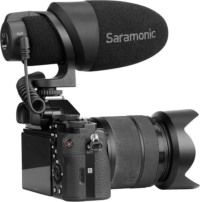 Saramonic Shotgun Microphone for DSLR, Mirrorless, Video Cameras, Smartphones & Tablets (CamMic) | Video Cameras, Mirrorless, Smartphones & Tablets (CamMic) - Image 9