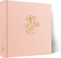 Holoary Photo Album 4x6 200 Photos, 200 Pockets 4”x6” Picture Album, Linen Fabric Cover Big Picture Book for Photos with Writing Area, 4x6 Photo Albums for Family Weddings Travel Memories(Pink) by Holoary