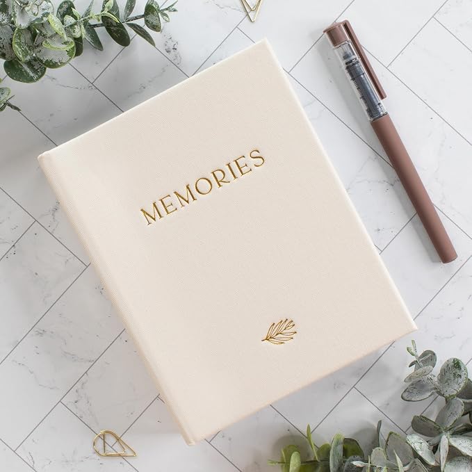 Beautiful Linen Photo Album For 4x6 Photos - Holds Up To 100 Pictures | Safely Stores Unique Memories - The Perfect Large Book for All Pictures of Treasured Family, Baby or Wedding Moments - Image 6