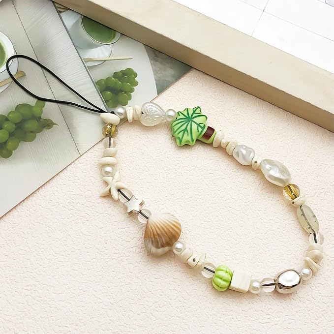 Beaded Camera Wrist Strap Cute Digital Camera Charm Lanyard Phone Chain Keychain Beaded Phone Lanyard Bag Charm - Image 2