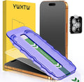 YWXTW 2 Pack for iPhone 17 Pro Max Matte Screen Protector 6.9 Inch+1 Set Camera Lens Protector, [1S Pull-Out] Anti Glare Anti Fingerprint 17 Pro Max Glass Screen Protector, Bubble Free, Smooth as Silk by YWXTW