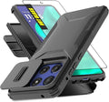 for Motorola G Stylus 5G 2025 Case with Built-in Slide Camera Cover & Screen Protector, [2 in 1] Heavy Duty Rugged Shockproof Protective Cover for Moto G Stylus 5G 2025(Black) by AWZHYDT