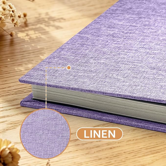Large Photo Album Self Adhesive Scrapbook Album for 4x6 5x7 8x10 Pictures DIY Photo Book as Scrapbooking Supplies Kits, Birthday Gifts for Women Mom Wedding Baby Family Travel - Image 4