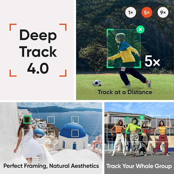 Insta360 Flow 2 Pro Vlog Bundle White - Foldable AI Phone Gimbal, Track in 200+ Apps with Apple DockKit, 360º Pan Tracking, Built-in Tripod/Selfie Stick, Remote Control, Spotlight/Backpack Mount - Image 2